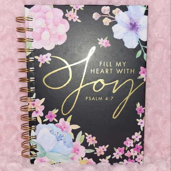 Markings Other - Beautiful blank journal "Fill My Heart With Joy" Psalm 4:7 written on the cover